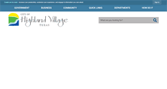 Desktop Screenshot of highlandvillage.org